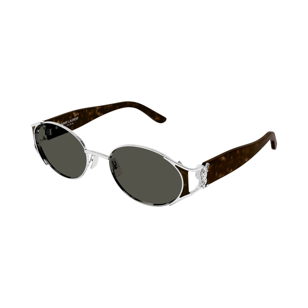 Saint Laurent SL M919 002 Silver Havana Grey laterale