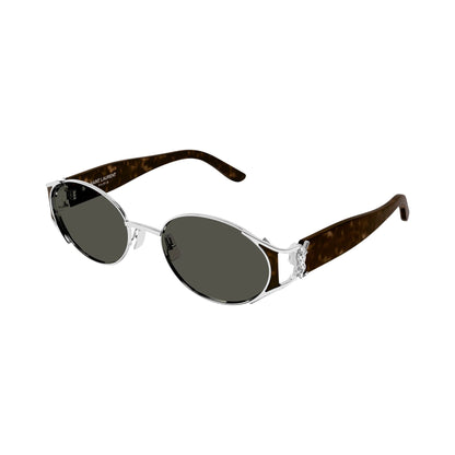 Saint Laurent SL M919 002 Silver Havana Grey laterale