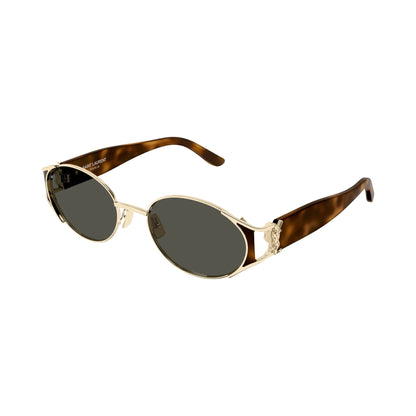 Saint Laurent SL M919 003 Gold Havana Grey laterale