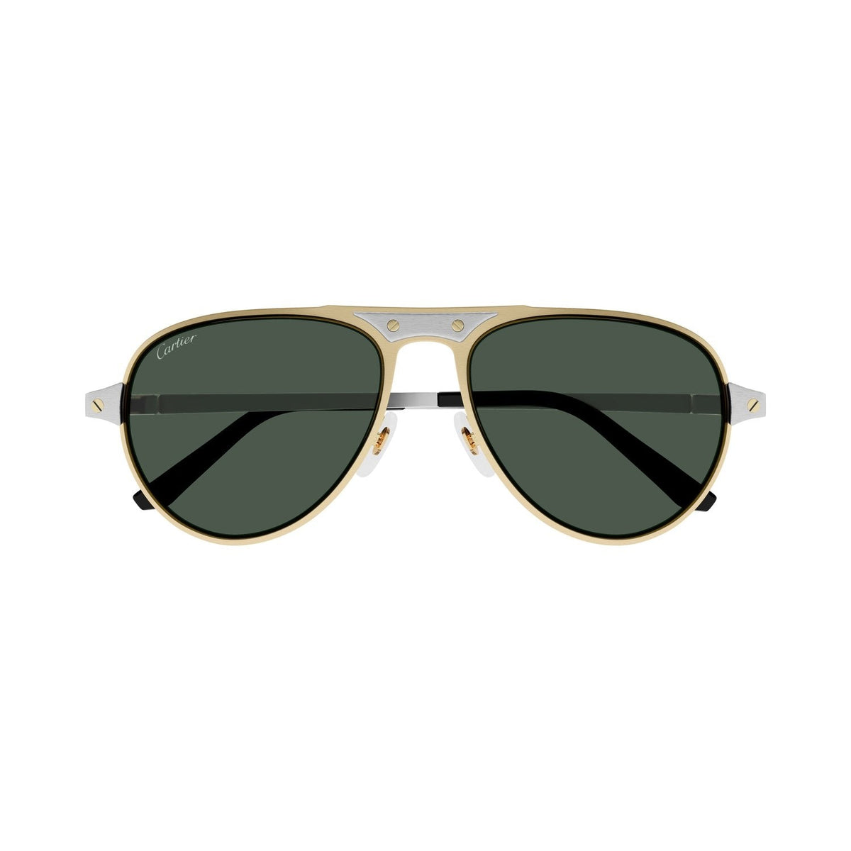 Cartier CT0533S | Occhiali da sole uomo argento oro