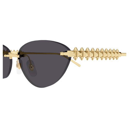 Cartier CT0543S 002 gold gold smoke