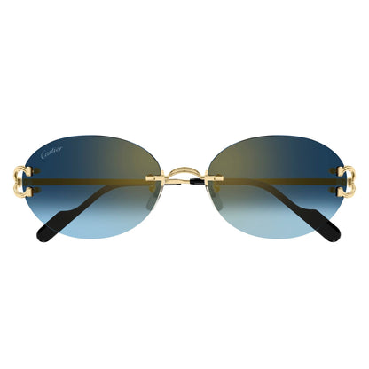 Cartier CT0551S 002 gold gold blue