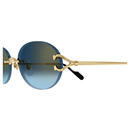 Cartier CT0551S 002 gold gold blue