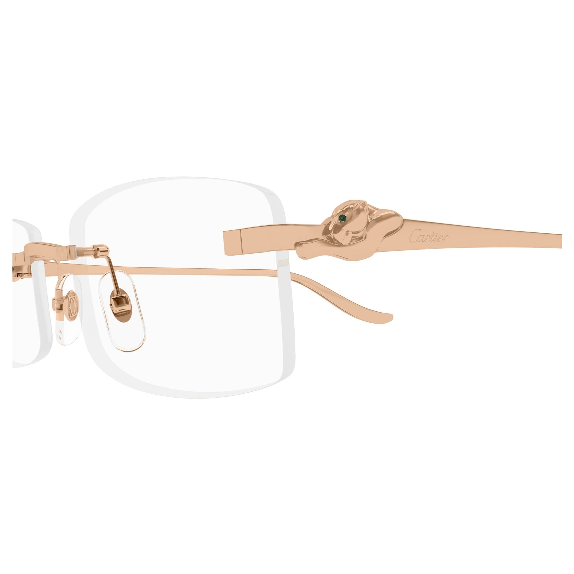 CT0552O-003 55 Optical Frame UNISEX GOLD