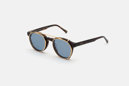Retrosuperfuture Clip On The Warhol Azure gold tre quarti
