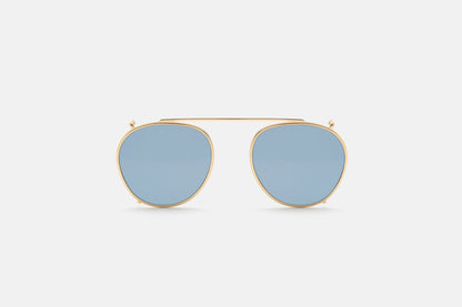 Retrosuperfuture Clip On The Warhol Azure gold frontale