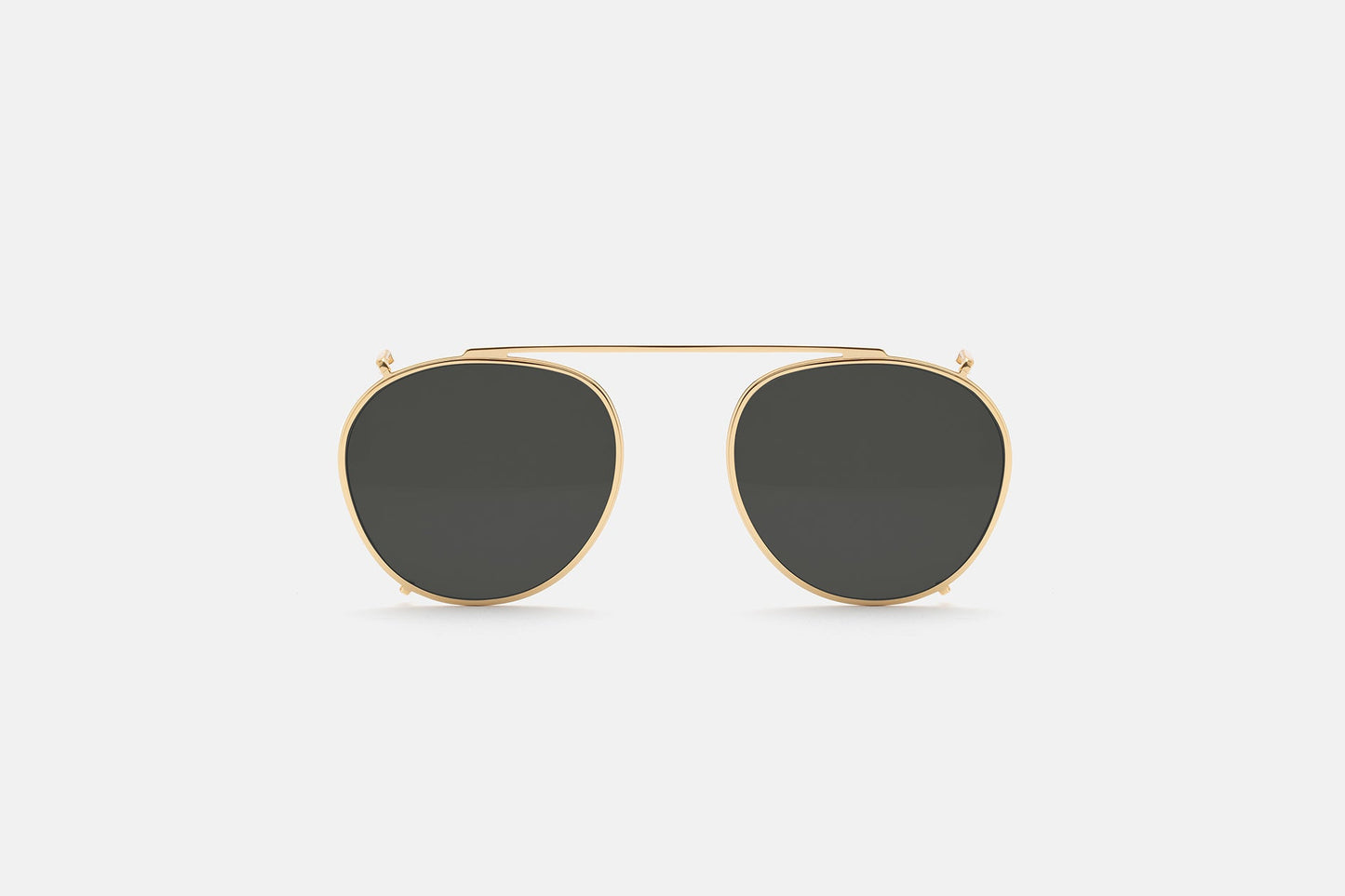 Retrosuperfuture Clip On The Warhol Grey gold frontale