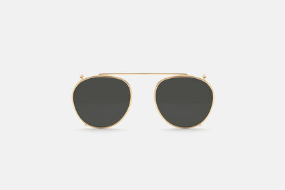 Retrosuperfuture Clip On The Warhol Grey gold frontale