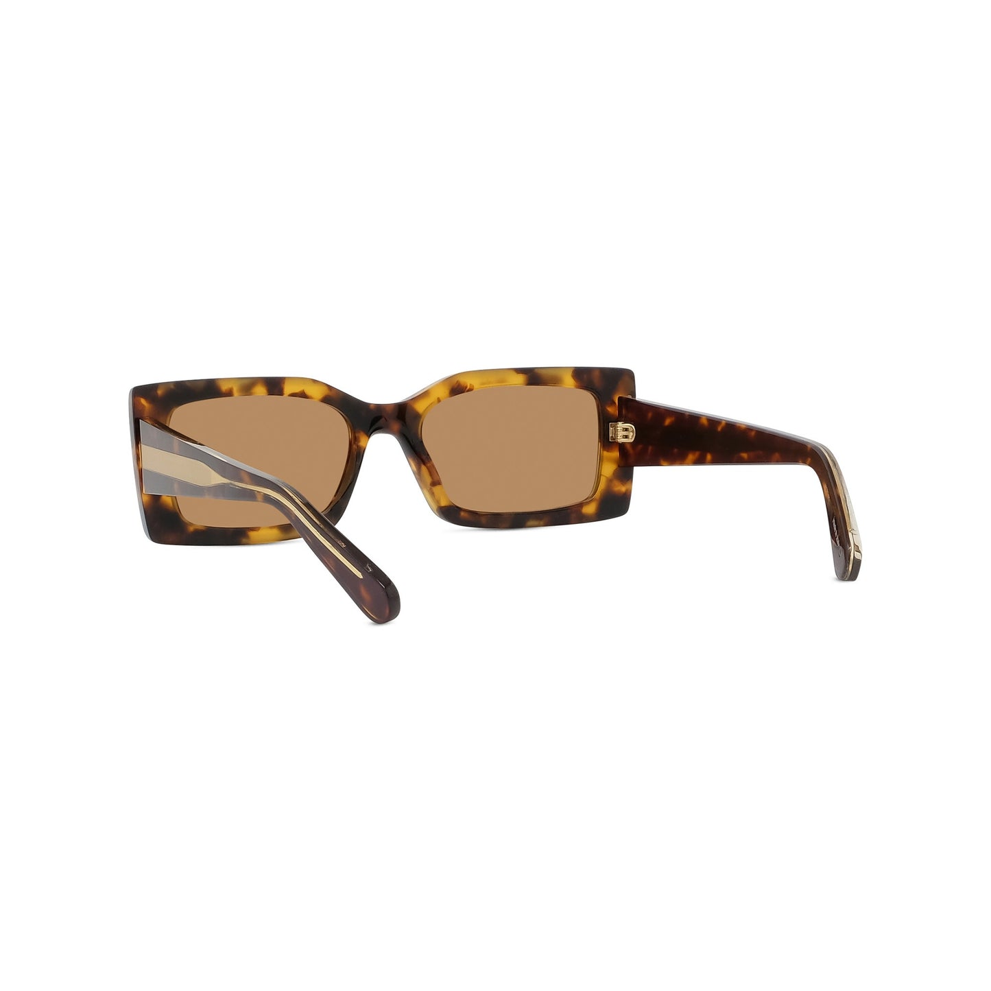 Edge Havana Rectangular Sunglasses