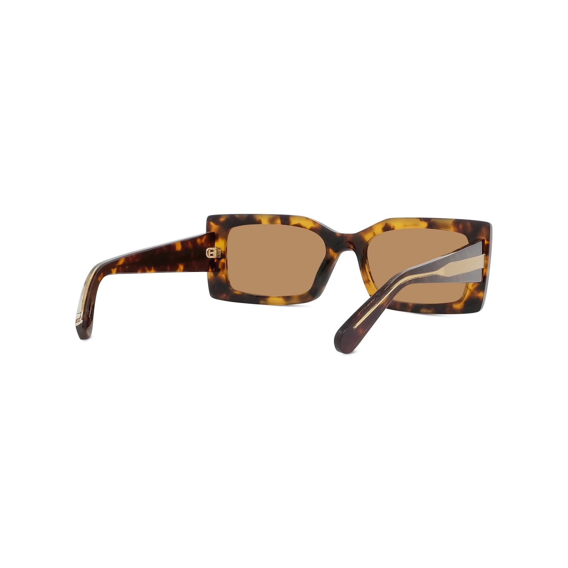 Edge Havana Rectangular Sunglasses