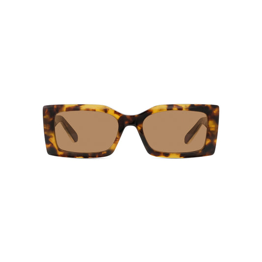Edge Havana Rectangular Sunglasses