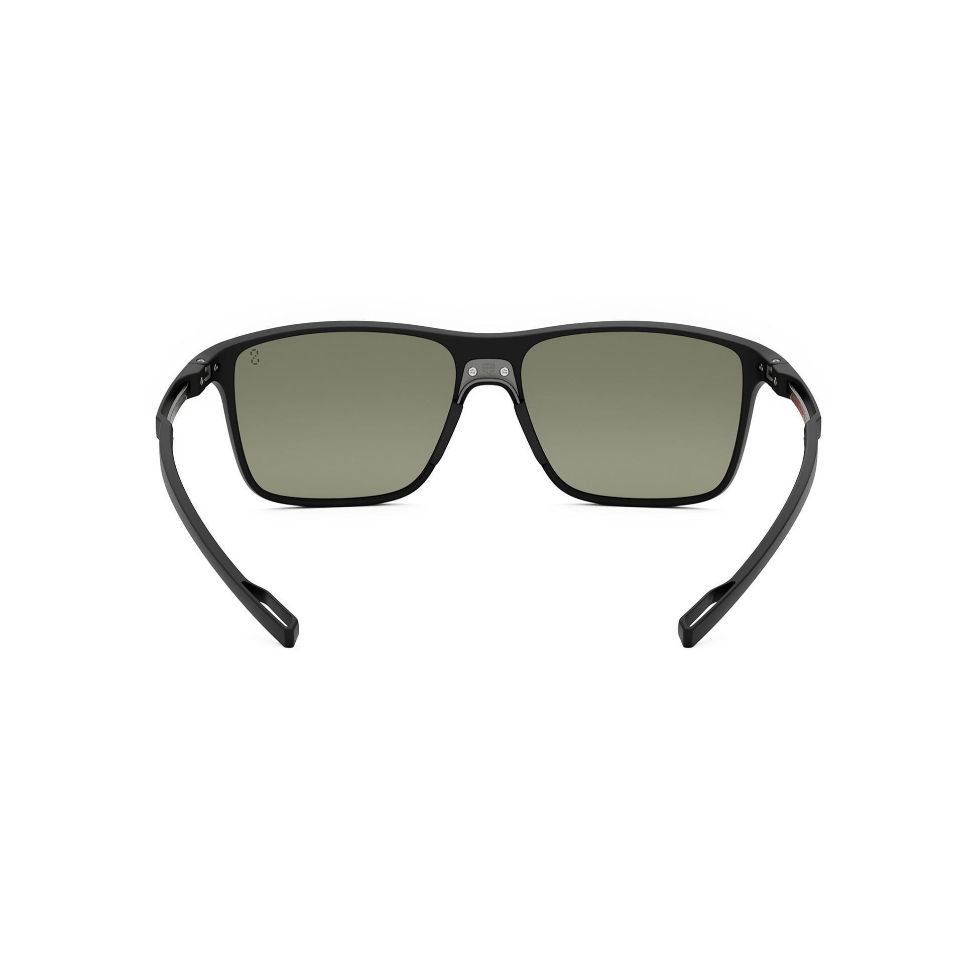 Bolide Black Geometric Sunglasses