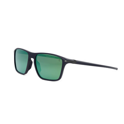 Vingt sept Blue Rectangular Sunglasses