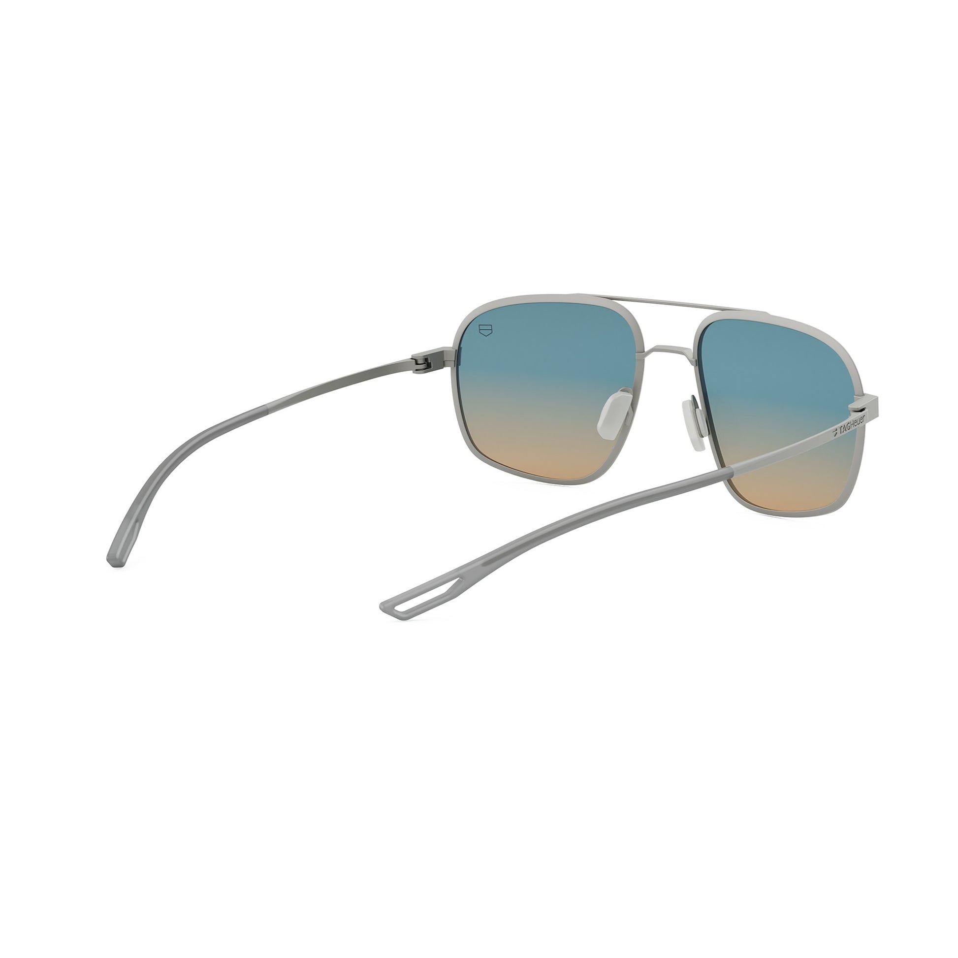 Jack Heuer Silver Pilot Sunglasses