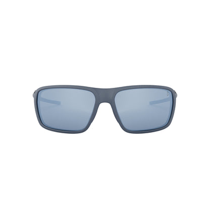 Vingt Sept Blue Geometric Sunglasses