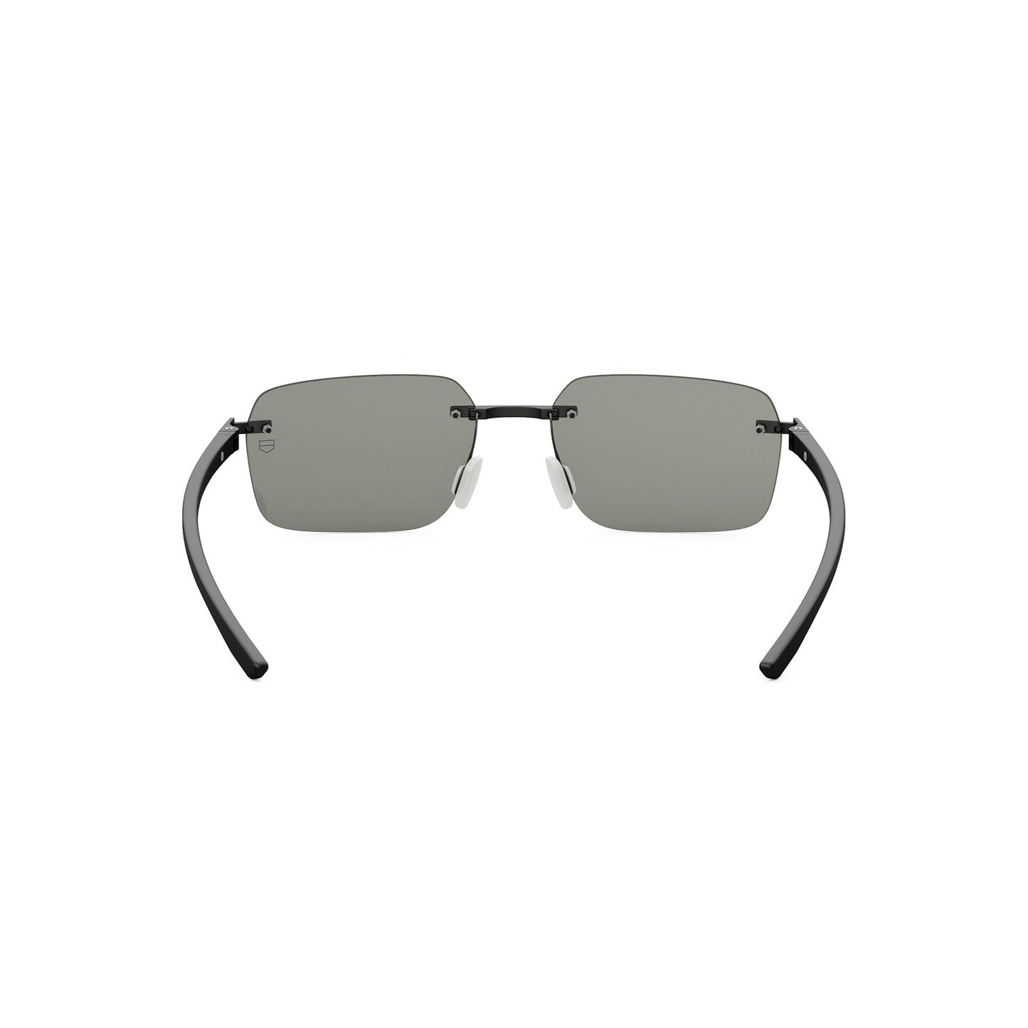 Essential Black Rectangular Sunglasses