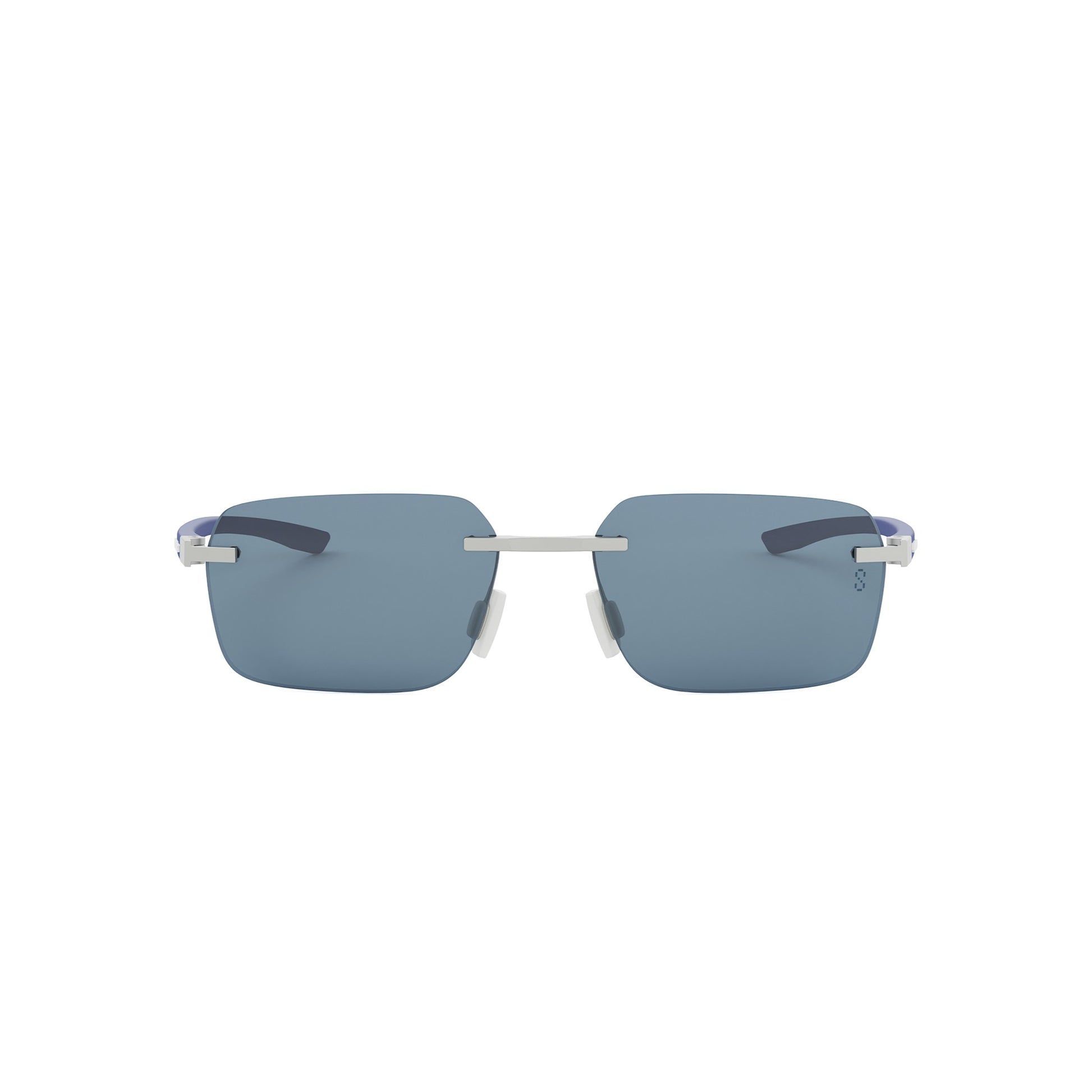 Essential Silver Rectangular Sunglasses