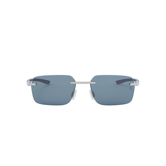 Essential Silver Rectangular Sunglasses