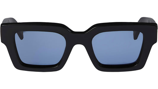 Off-White OW1022 Virgil nero lenti blu - frontale