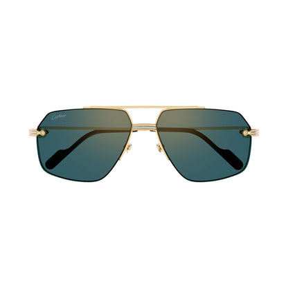 Cartier CT0426S 002 gold gold green