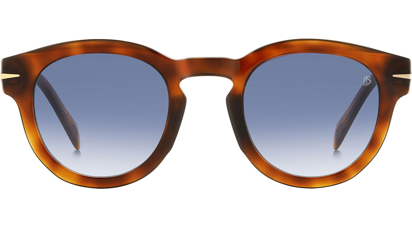 David Beckham DB 7041/S Flat WR9 Brown Havana frontale