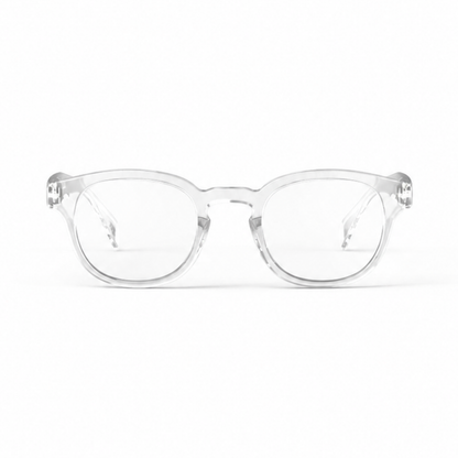 Izipizi Reading C Crystal +1,5 occhiali da vista, formato quadrato e scala uniforme