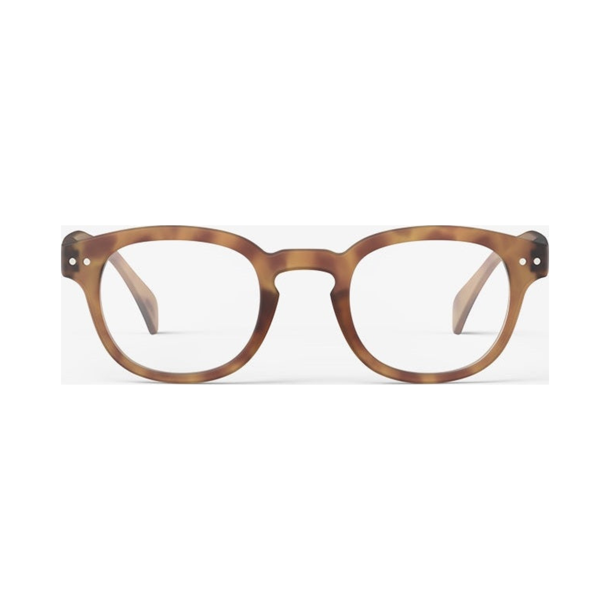 Izipizi READING C HAVANE +2 | Occhiali da vista, immagine quadrata con occhiale centrato e scala uniforme