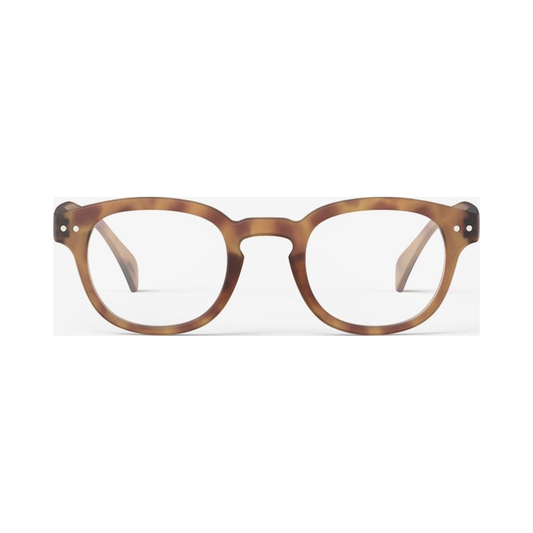 Izipizi READING C HAVANE +2 | Occhiali da vista, immagine quadrata con occhiale centrato e scala uniforme