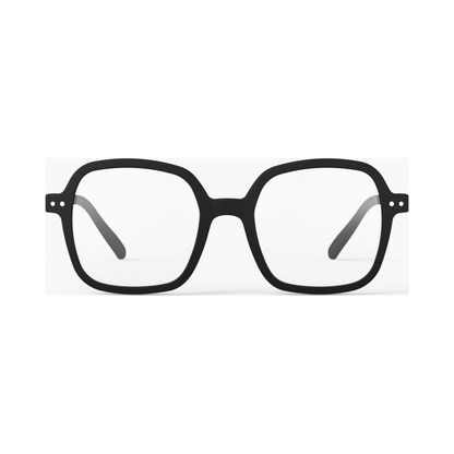 Izipizi READING OFFICE BLACK +1, | Occhiali da vista nero, immagine quadrata con occhiale centrato e scala uniforme