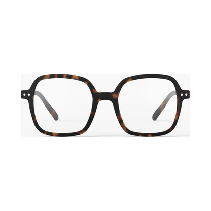 Izipizi READING OFFICE TORTOISE | Occhiali da vista tartaruga, immagine quadrata con occhiale centrato e scala uniforme