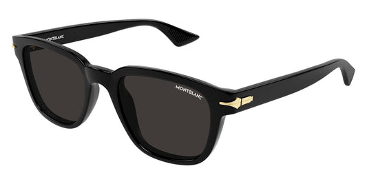 Montblanc MB0302S 006 Black Grey frontale