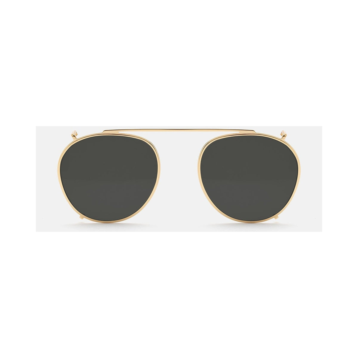 Retrosuperfuture CLIP ON THE WARHOL GREY | Goldene Sonnenbrille