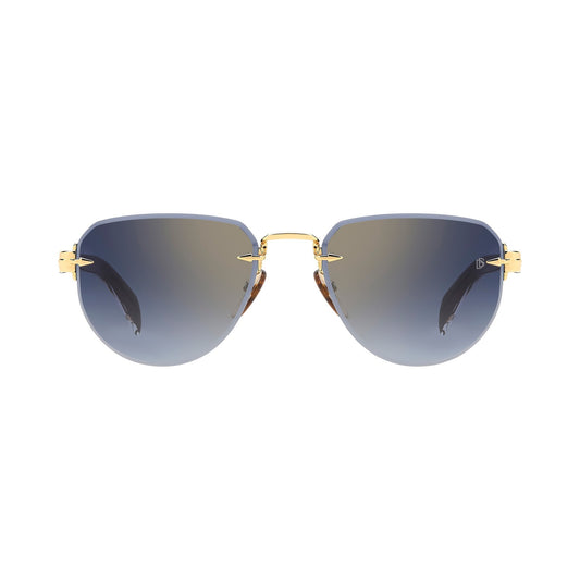 David Beckham DB 7144/S RHL Gold Black frontale