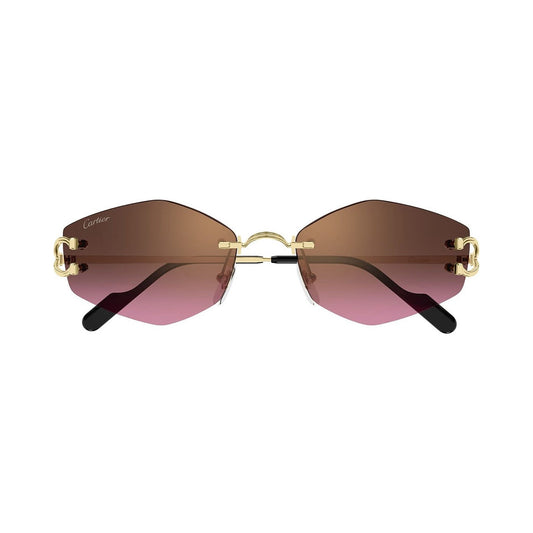 Cartier CT0620S | Occhiali da sole unisex oro marrone