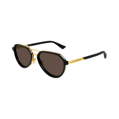 Bottega Veneta BV1373S Black-Gold-Brown vista 2