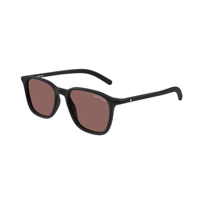 Montblanc MB0325S Black-Black-Red vista 2