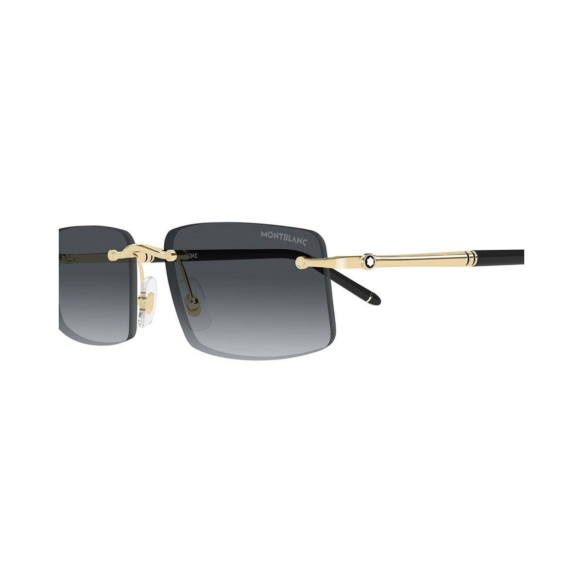 Montblanc MB0443S Gold-Gold-Grey vista 3