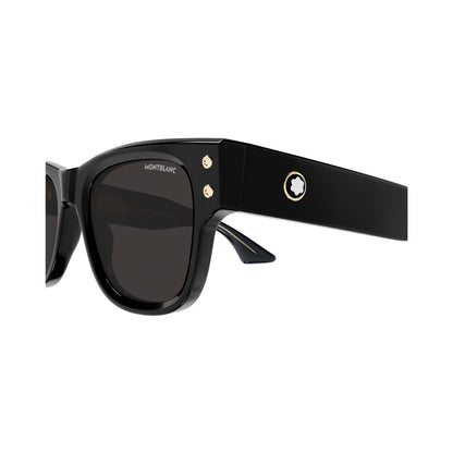 Montblanc MB0381S Black-Black-Grey vista 3