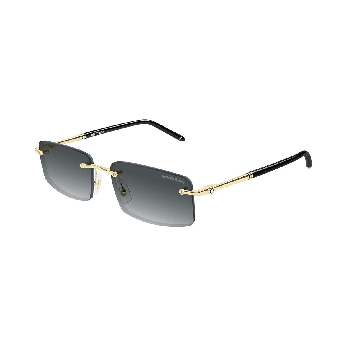 Montblanc MB0443S Gold-Gold-Grey vista 2