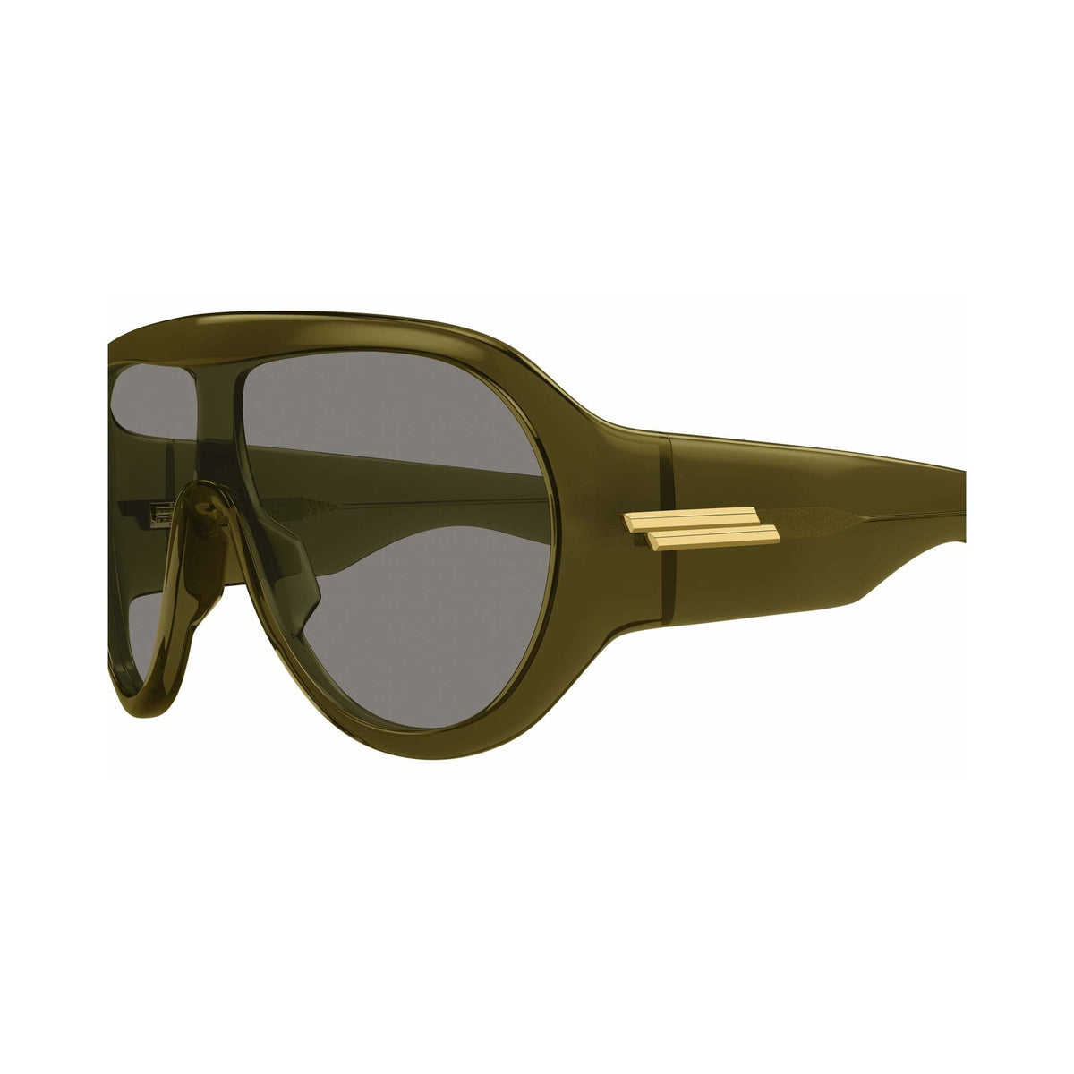 Bottega Veneta BV1345S Green-Green-Grey vista 3