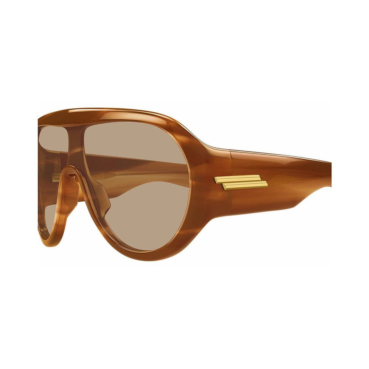 Bottega Veneta BV1345S Havana-Havana-Brown vista 3