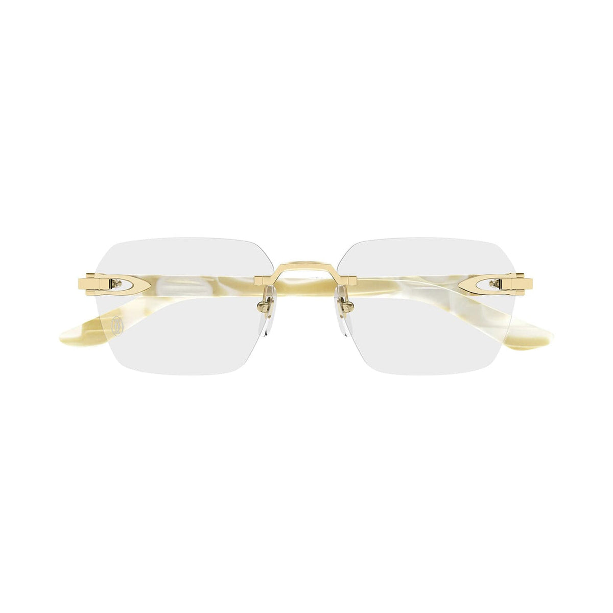Cartier CT0623O 004 gold ivory transparen vista 2
