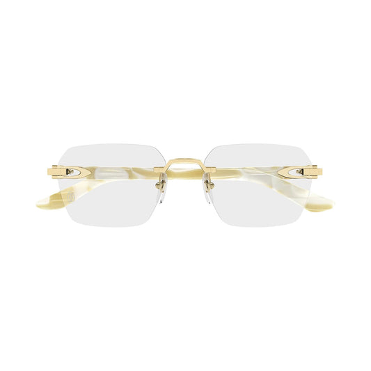 Cartier CT0623O 004 gold ivory transparen vista 2