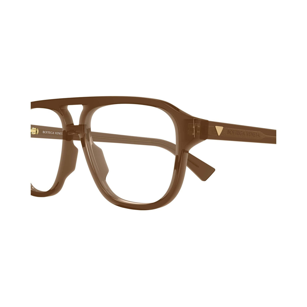 Bottega Veneta BV1294O Brown-Brown-Transparent vista 3