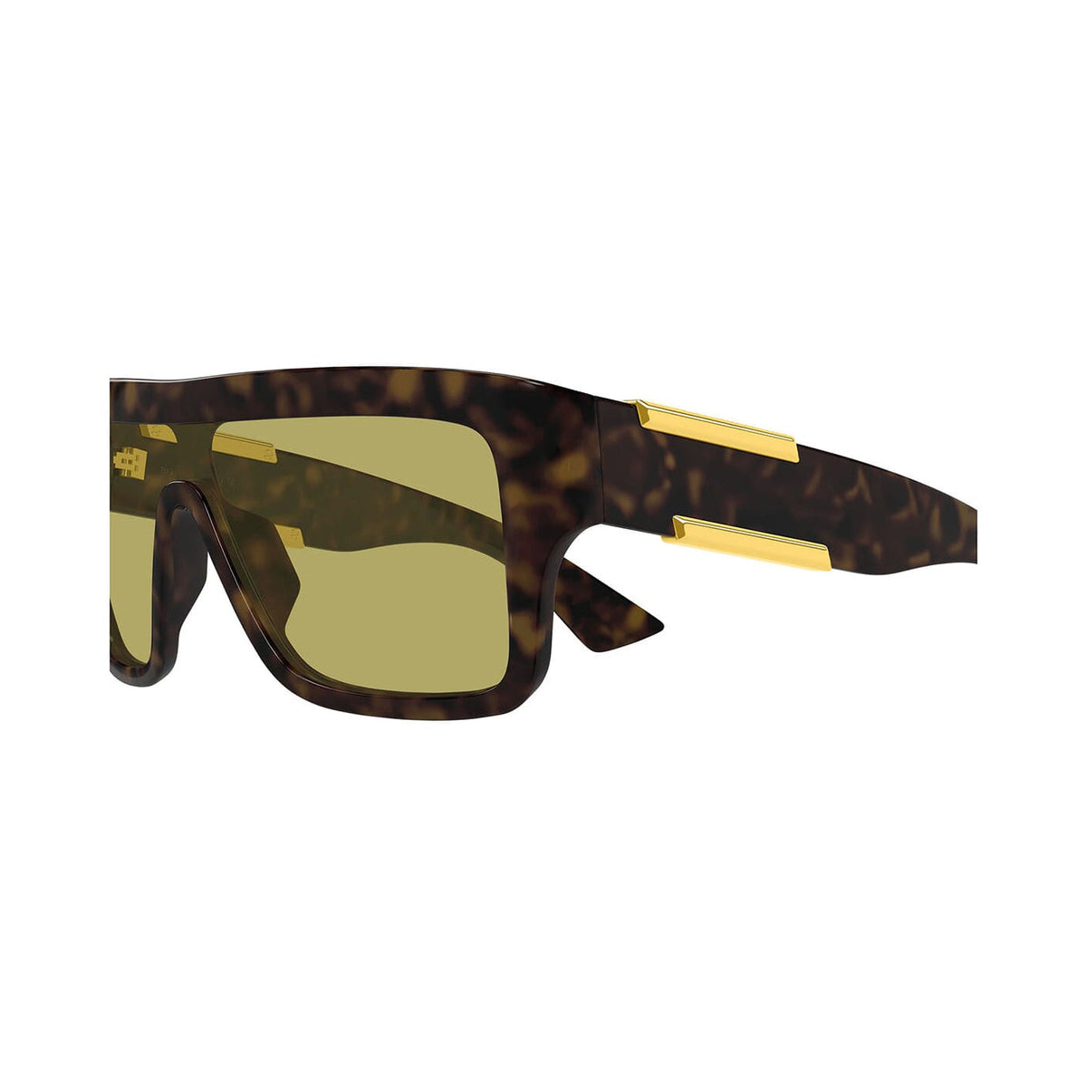 Bottega Veneta BV1451S Havana-Havana-Yellow vista 3