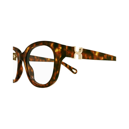 Chloé CH0304O Havana-Havana-Transparent vista 3