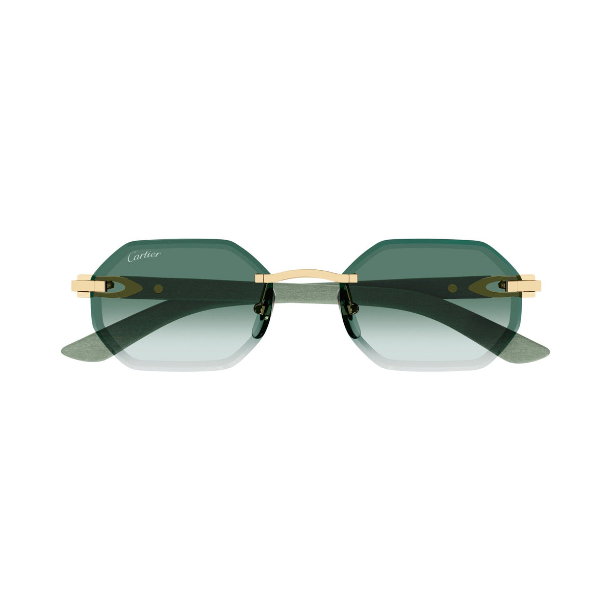 Cartier CT0439S 004 gold green green vista 4