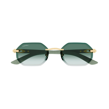 Cartier CT0439S 004 gold green green vista 4