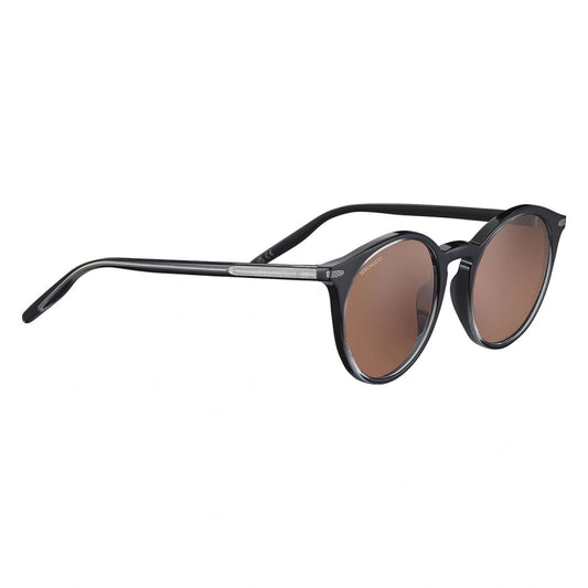 Occhiale Da Sole LEONORA Shiny Clear & Black - Mineral Polarized Drivers